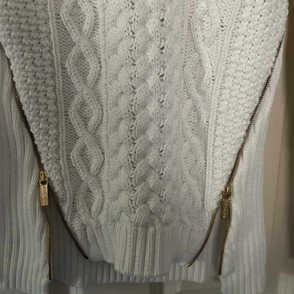 Michael Kors Ivory Cable Knit Sweater - Picture 2 of 3